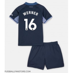 Tottenham Hotspur Timo Werner #16 Replik Auswärtstrikot Kinder 2023-24 Kurzarm (+ Kurze Hosen)